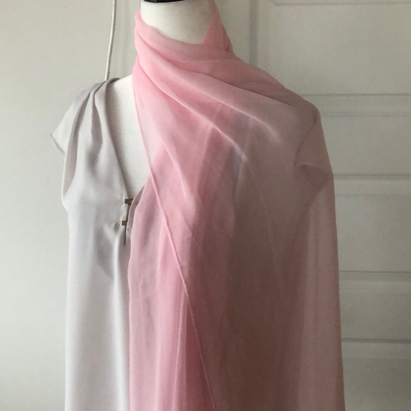 Pink Sheer Scarf - Picture 1 of 3